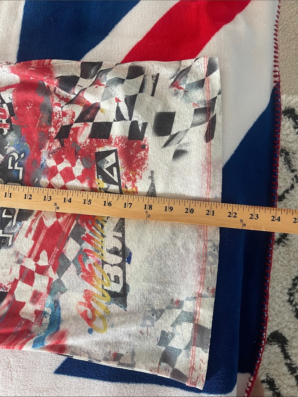Urban Outfitters Red, White & Black Graphic Racing Tank Top - Picture 5 of 5